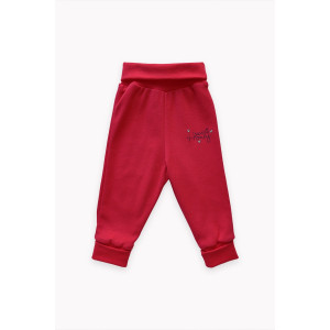 Штаны для новорожденных "Милашка" 20269 интерлок (р-ры: 62-80) красный