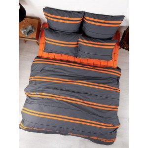 Постельное белье поплин стандарт "Оранж" 70726-1+10366-1