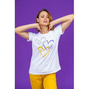 Костюм двойка женский 874 кулирка с лайкрой пенье+футер с лайкрой 2-х нитка (р-ры: 46-58) горчица