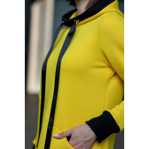 Платье женское "Спортивное Ж" трикотаж (р-ры: 44-52) желтый