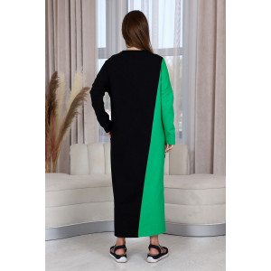 Платье женское П160 футер с лайкрой (р-ры: 46-60) светло-зеленый