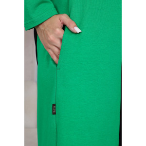 Платье женское П160 футер с лайкрой (р-ры: 46-60) светло-зеленый