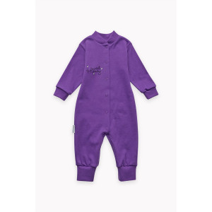 Комбинезон для новорожденных "Милашка-2" 20261 интерлок (р-ры: 62-80) фиолетовый
