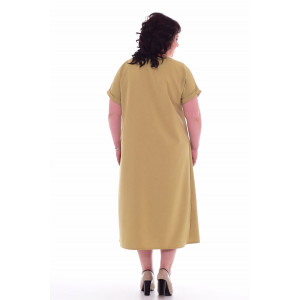 Платье женское Ф129в плательная ткань (последний размер) салатовый 50