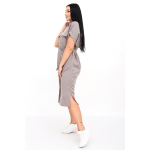 Платье женское "Лагуна С" tencel (последний размер) серый 46