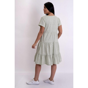Платье женское "Ветерок Г" кулирка (последний размер) зеленый 44,46
