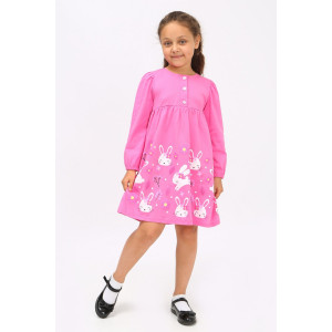 Платье детское "Листва-3" кулирка (последний размер) розовый 116