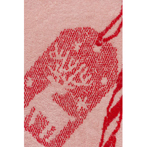 Полотенце махровое "Christmas gift" розовый