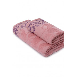 Полотенце махровое "Фиалка" светло-розовый