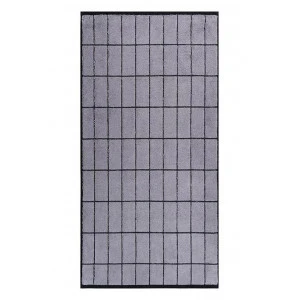 Полотенце махровое "Gray tiles" серый