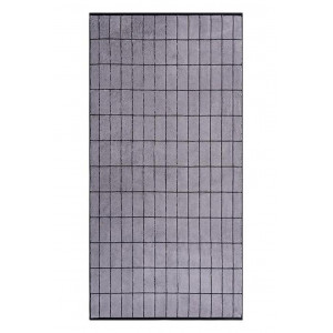 Полотенце махровое "Gray tiles" серый