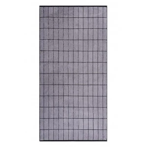 Полотенце махровое "Gray tiles" серый