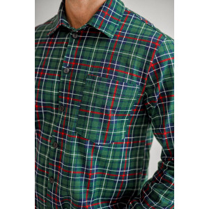 Рубашка мужская "Стиль" 1972-К кулирка (р-ры: 46-60) зеленый