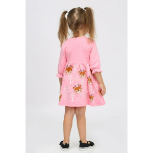 Платье детское "Маска-1" интерлок (р-ры: 92-122) розовый