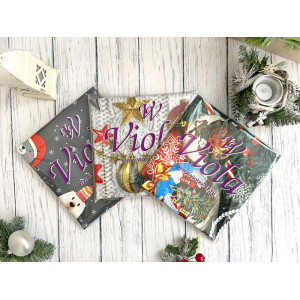 Полотенце кухонное рогожка 29039 "Merry Christmas" вид 1