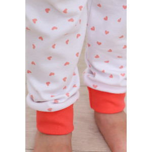 Пижама детская "Пинки" интерлок (р-ры: 86-122) розовый