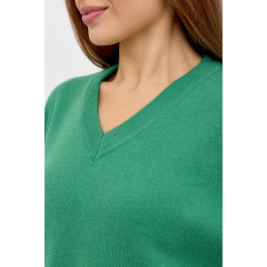 Джемпер женский "Соло З" вязаное полотно (р-ры: 48-54) зеленый