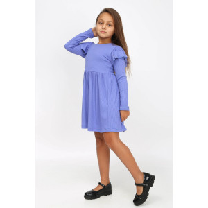 Платье детское "Гуля-3" кашкорсе (р-ры: 98-134) фиолетовый