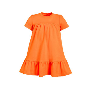 Платье детское "Камила-3" интерлок (р-ры: 86-116) оранжевый