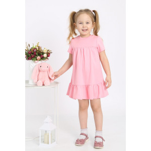 Платье детское "Камила-1" интерлок (р-ры: 86-116) розовый