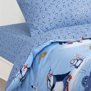 Детское постельное белье Бязь "Пингвиния"