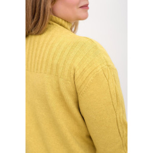 Джемпер женский "Лаура Ж" вязаное полотно (р-ры: 52-58) желтый