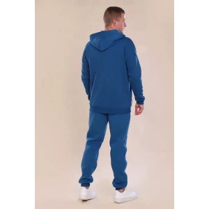Костюм двойка мужской 888 "Zipper" футер 3-х нитка с начесом (р-ры: 50-60) индиго Костюм двойка мужской 888 "Zipper" футер 3-х нитка с начесом (р-ры: 50-60) индиго