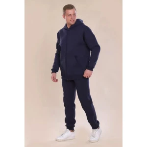 Костюм двойка мужской 888 "Zipper" футер 3-х нитка с начесом (р-ры: 50-60) серый Костюм двойка мужской 888 "Zipper" футер 3-х нитка с начесом (р-ры: 50-60) серый