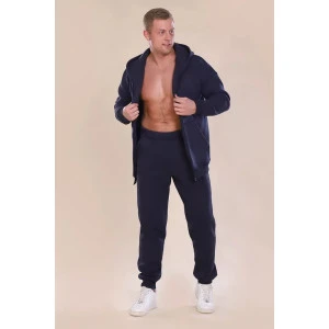 Костюм двойка мужской 888 "Zipper" футер 3-х нитка с начесом (р-ры: 50-60) серый Костюм двойка мужской 888 "Zipper" футер 3-х нитка с начесом (р-ры: 50-60) серый