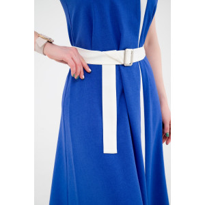 Платье женское ODIS-П387В плательная ткань (р-ры: 44-52) васильковый