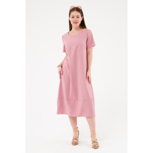 Платье женское ODIS-П438Р плательная ткань (р-ры: 48-58) розовый
