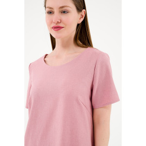 Платье женское ODIS-П438Р плательная ткань (р-ры: 48-58) розовый