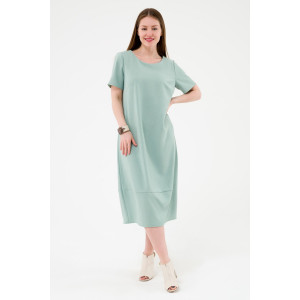 Платье женское ODIS-П438ОЛ плательная ткань (р-ры: 48-58) оливковый