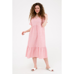 Платье женское ODIS-П443Р плательная ткань (р-ры: 46-54) розовый