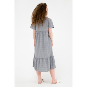 Платье женское ODIS-П443Т/СЕ плательная ткань (р-ры: 46-54) темно-серый