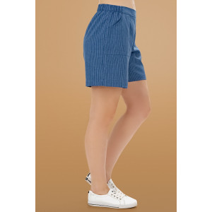 Шорты женские ODIS-Ш1ДЖ костюмная ткань (р-ры: 44-54) джинсовый
