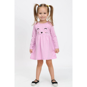 Платье детское "Лисенок-4" кулирка (р-ры: 86-116) светло-розовый