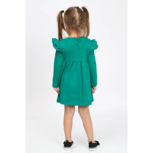 Платье детское "Куколка-9" интерлок (р-ры: 80-116) бирюзовый