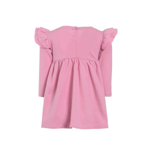 Платье детское "Куколка-5" интерлок (р-ры: 80-116) розовый темный