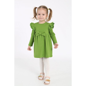 Платье детское "Куколка-7" интерлок (р-ры: 80-116) зеленый