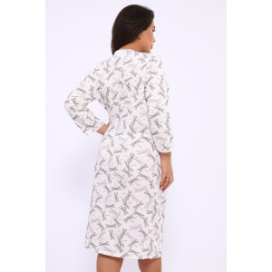 Сорочка женская М37 "Стрекозы" футер (последний размер) 48