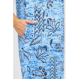 Платье женское 520 кулирка (последний размер) голубой 58