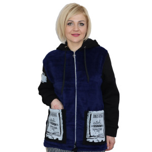 Куртка женская К1177.5 велсофт+футер (р-ры: 48-62) 
