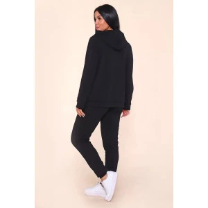 Костюм двойка женский "Jeans" 595 жаккард (р-ры: 48-58) черный Костюм двойка женский "Jeans" 595 жаккард (р-ры: 48-58) черный