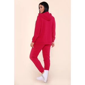Костюм двойка женский "Jeans" 595 жаккард (р-ры: 48-58) фуксия Костюм двойка женский "Jeans" 595 жаккард (р-ры: 48-58) фуксия