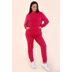 Костюм двойка женский "Jeans" 595 жаккард (р-ры: 48-58) фуксия Костюм двойка женский "Jeans" 595 жаккард (р-ры: 48-58) фуксия