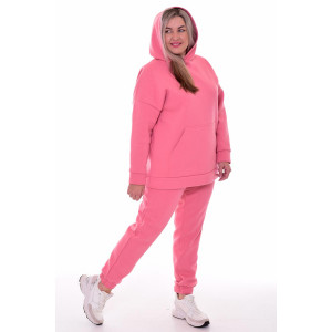 Костюм двойка женский 5300в футер 3-х нитка с начесом (последний размер) пудра 48,58