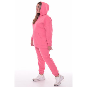 Костюм двойка женский 5300в футер 3-х нитка с начесом (последний размер) пудра 48,58