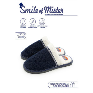 Тапки "Smile of Mister" А-41-031-02 текстиль (р-ры: 40-45)