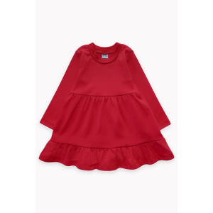 Платье для новорожденных "Руслана" 10035 интерлок (р-ры: 80-98) красный